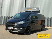 Used Ford Transit Custom S 170 HP (125 kW) 2021 Black Van