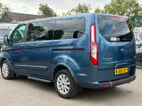 Used Ford Tourneo Custom Titanium 130 HP (95 kW) 2018 Blue Van