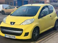 Used Peugeot 107 68 HP (50 kW) 2009 Yellow Hatchback