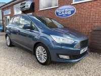 Used Ford C-MAX Titanium 100 HP (73 kW) 2018 Blue MPV