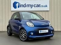 Used Smart ForTwo Electric Drive Exclusive 22 kW (30 HP) 2021 Blue/black Coupe