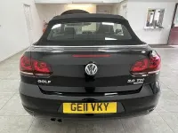 Begagnad VW Golf Cabriolet SE 2012 Svart Cab