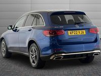 Used Mercedes GLC300 AMG line 258 HP (189 kW) 2022 Spectral blue Estate