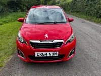 Used Peugeot 108 Allure 82 HP (60 kW) 2014 Red Hatchback