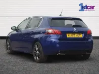 Used Peugeot 308 GT-line 130 HP (95 kW) 2019 Blue Hatchback
