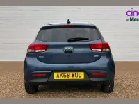 Used Kia Rio 99 HP (72 kW) 2020 Blue Hatchback