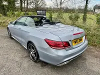 Used Mercedes E220 AMG Line Premium 177 HP (130 kW) 2015 Silver Cabriolet