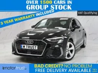 Used Audi A3 Sportback S-Line 150 HP (110 kW) 2022 Black Hatchback
