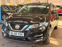 Used Nissan Qashqai N-Connecta 2018 Black SUV