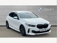 Used BMW 118 M Sport 136 HP (100 kW) 2023 White Hatchback