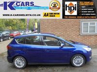 Used Ford C-MAX Titanium 125 HP (91 kW) 2015 Blue MPV