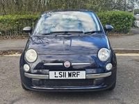Used Fiat 500 Lounge 85 HP (62 kW) 2011 Blue Hatchback