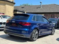 Used Audi A3 S-Line 150 HP (110 kW) 2014 Blue Hatchback