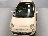 Used Fiat 500 Lounge 69 HP (50 kW) 2010 White Hatchback