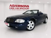 Used Mercedes SL320 221 HP (162 kW) 1999 Blue Cabriolet