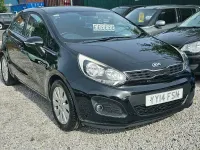 Used Kia Rio 85 HP (62 kW) 2014 Black Hatchback