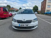Used Skoda Fabia SE L 110 HP (80 kW) 2016 White Hatchback
