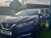 Used Nissan Qashqai N-Connecta 115 HP (84 kW) 2019 Blue SUV