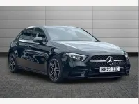 Used Mercedes A180 AMG Line Premium 136 HP (100 kW) 2023 Black Hatchback