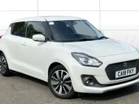 Begagnad Suzuki Swift SZ5 111 HK (81 kW) 2018 Vit Halvkombi