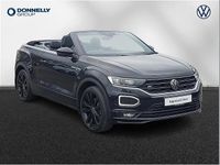 Used VW T-Roc Cabriolet R-line 150 HP (110 kW) 2022 Black Cabriolet