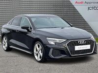 Used Audi A3 S-Line 150 HP (110 kW) 2023 Black Sedan