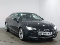 Used Audi A5 S-Line 190 HP (139 kW) 2020 Black Coupe