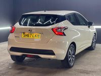 Used Nissan Micra Acenta 71 HP (52 kW) 2017 White Hatchback