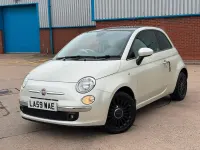 Used Fiat 500 Lounge 69 HP (50 kW) 2013 White Hatchback