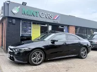 Used Mercedes CLA220 AMG line 190 HP (139 kW) 2022 Black Coupe