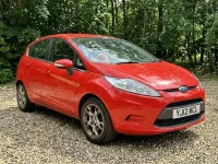 Used Ford Fiesta Zetec 96 HP (70 kW) 2012 Red Hatchback