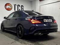 Used Mercedes CLA220 AMG line 177 HP (130 kW) 2018 Blue Sedan