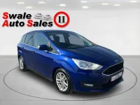 Used Ford C-MAX Zetec 125 HP (91 kW) 2017 Blue MPV