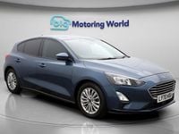 Used Ford Focus Titanium 125 HP (91 kW) 2021 Blue Hatchback
