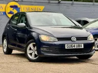 Used VW Golf VII Match 105 HP (77 kW) 2014 Blue Hatchback