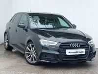 Used Audi A3 Black Edition 190 HP (139 kW) 2018 Black Sedan