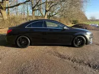Used Mercedes CLA200 AMG line 2019 Black Coupe