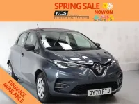 Usado Renault Zoe Play 78 kW (107 CV) 2020 Gris Utilitario