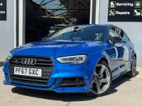 Usado Audi S3 Sportback Black Edition 2017 Azul Citadino