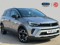 Used Vauxhall Crossland Elite 130 HP (95 kW) 2021 Grey SUV