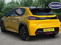 Used Peugeot 208 GT 102 HP (75 kW) 2023 Yellow Hatchback