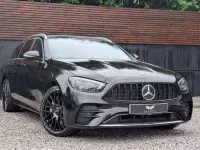 Used Mercedes E300 AMG line 2021 Black Estate