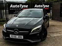 Used Mercedes CLA220 AMG line 2017 Black Coupe