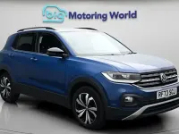 Used VW T-Cross Black Edition 95 HP (69 kW) 2023 Blue SUV