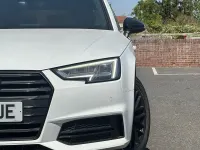 Used Audi A4 Black Edition 150 HP (110 kW) 2017 White Sedan