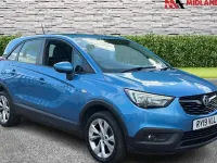 Used Vauxhall Crossland X S 110 HP (80 kW) 2019 Blue SUV