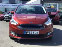 Used Ford C-MAX Titanium 125 HP (91 kW) 2016 Red MPV