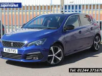 Używany Peugeot 308 GT-line 2019 Niebieski Hatchback