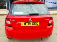 Used Skoda Fabia SE 74 HP (54 kW) 2019 Red Hatchback