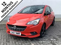 Used Vauxhall Corsa Limited 2017 Red Hatchback